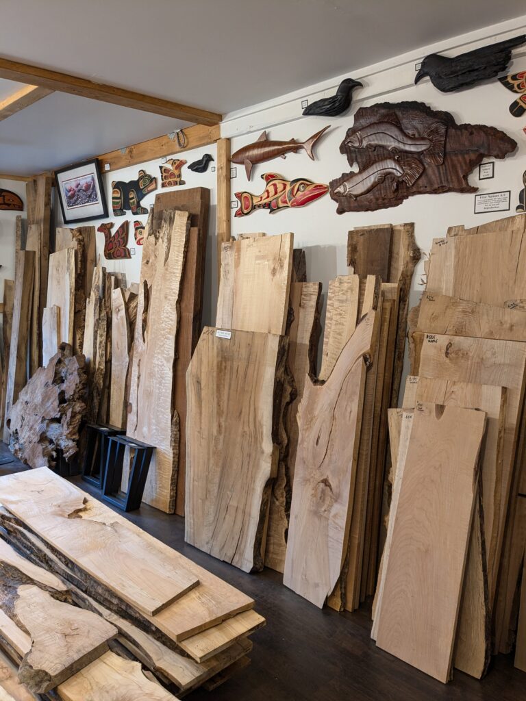 The raw wood room