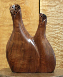 Redwood Burl Double-spout $425 14 x 10 x 3