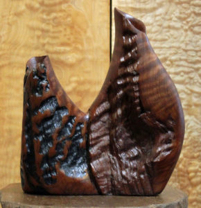 Redwood Burl Double-spout $450 13 x 11 x 4 inches