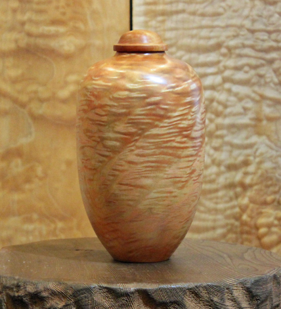 Dyed Maple Urn $425 12 x 6 x 6 inches