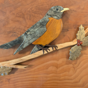 "American Robin" Intarsia
