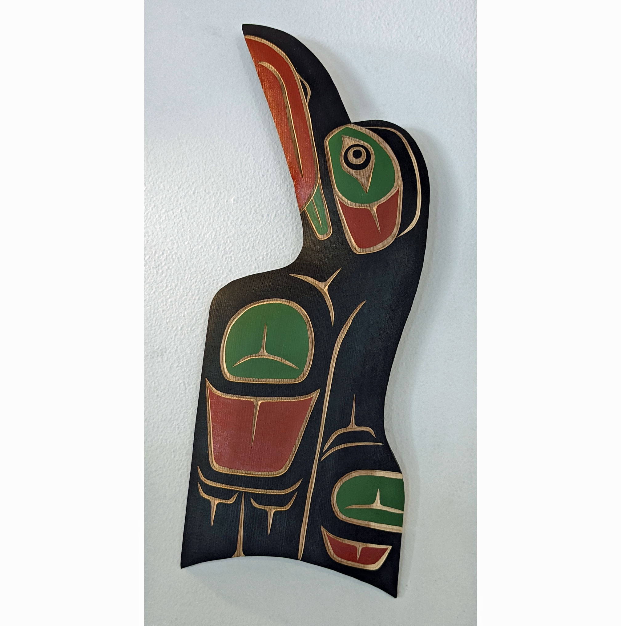 First Nations Raven Wall Panel