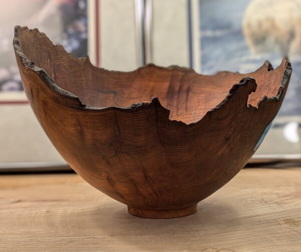 Live Edge Redwood Burl Bowl, 11 x 11 x 8 - Image 3