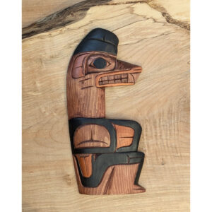 First Nations Heiltsuk Bear Wall Panel 11.5 x 5.5 x .5