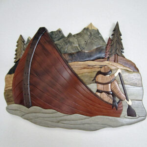 "Canoe" Intarsia