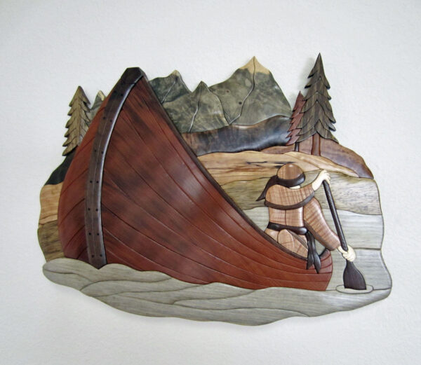 "Canoe" Intarsia