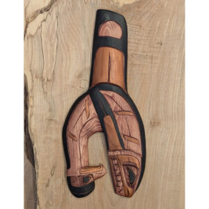 First Nations Transforming Thunderbird and Orca Panel, 16 x 7 x .5