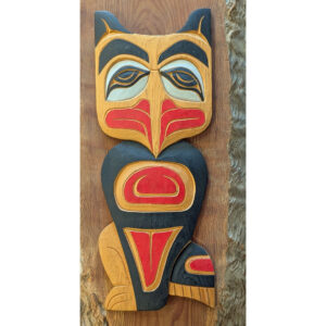 First Nations Owl Wall Panel 19 x 7.5 x .75