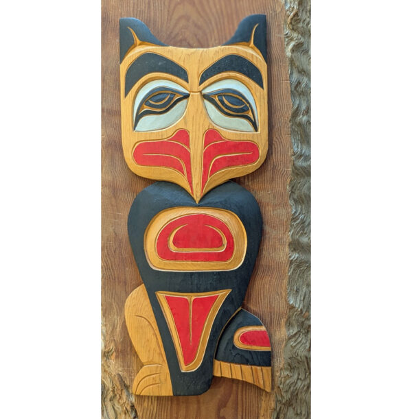 First Nations Owl Wall Panel 19 x 7.5 x .75