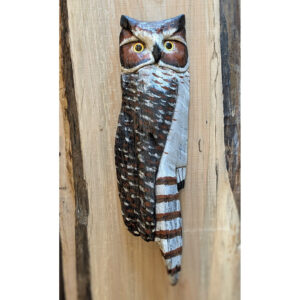 Great Horned Wall Owl 20 x 6 x 3.5