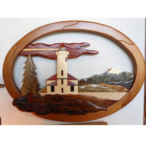 "Point Wilson Lighthouse" Intarsia