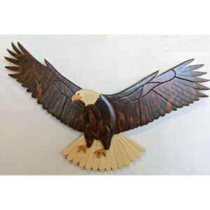 "Eagle with Spread Wings" Intarsia
