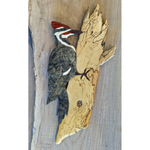"Pileated Woodpecker" Intarsia