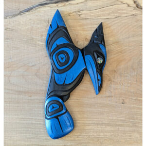 First Nations Jay Full-Body Wall Panel, 13 x 6.5 x .5
