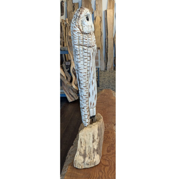 Driftwood Freestanding Barred Owl, 32 x 8 x 5 - Image 3