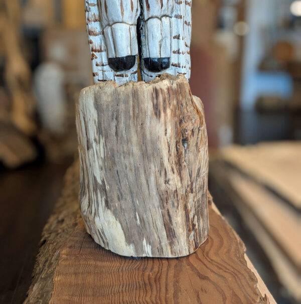 Driftwood Freestanding Barred Owl, 32 x 8 x 5 - Image 4