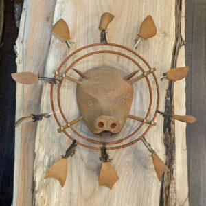 Alaskan Yup'ik Bear Halo Mask
