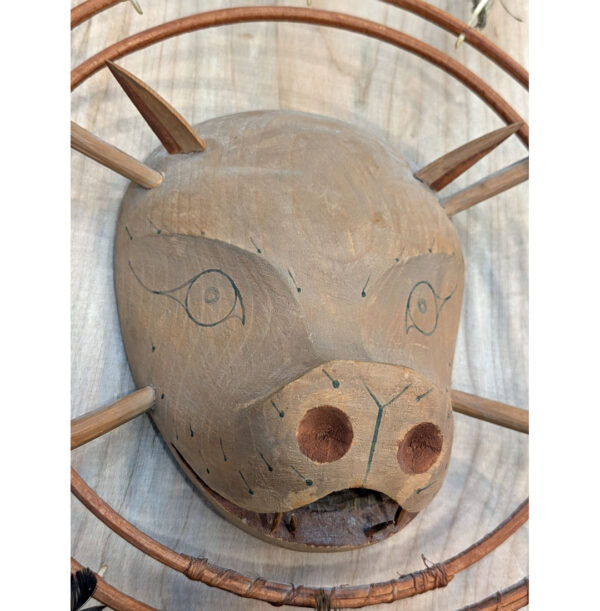 Alaskan Yup'ik Bear Halo Mask - Image 2