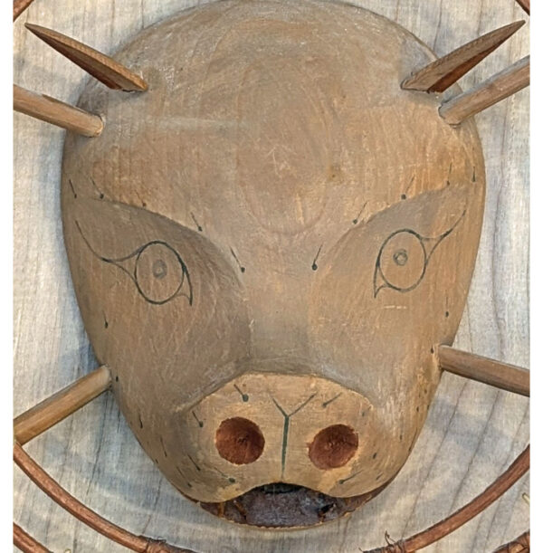 Alaskan Yup'ik Bear Halo Mask - Image 3
