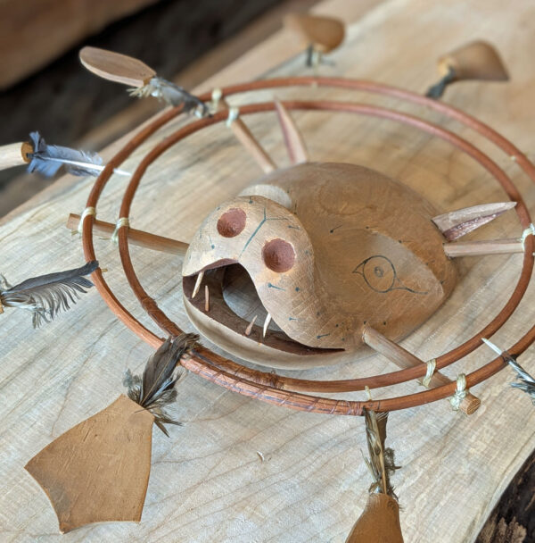 Alaskan Yup'ik Bear Halo Mask - Image 4