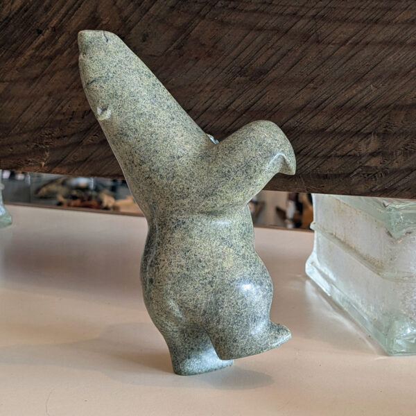 Alaskan Dancing Bear Steatite Stone Carving - Image 3