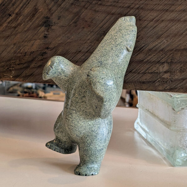 Alaskan Dancing Bear Steatite Stone Carving - Image 5