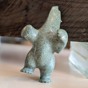 Alaskan Dancing Bear Steatite Stone Carving