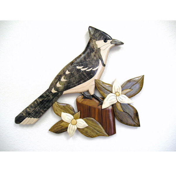 "Blue Jay" Intarsia