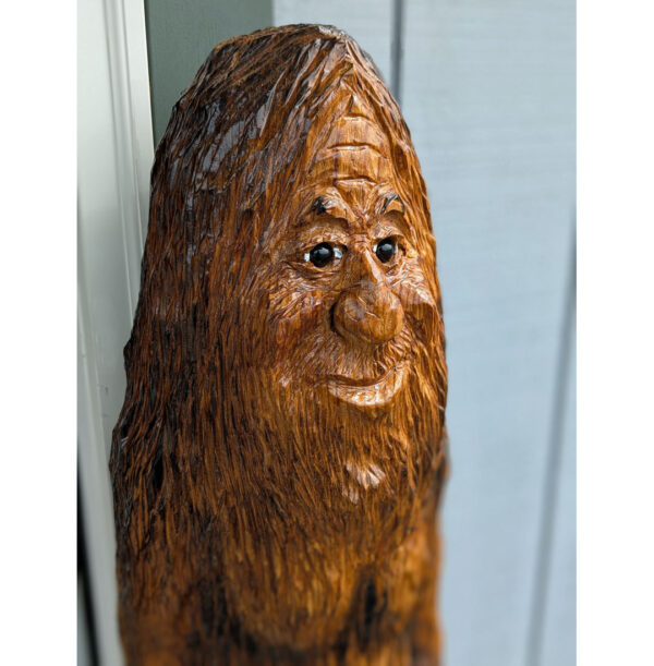 Cedar Carved Bigfoot, 47x10x8 - Image 4