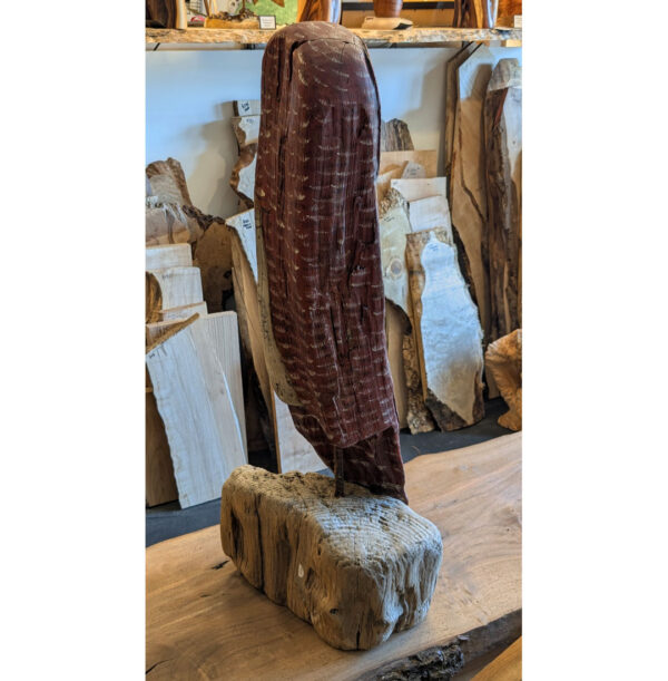 Large Driftwood Barn Owl on Stand, 31x 12 x 10 - Image 5