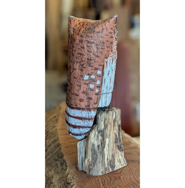 Driftwood Freestanding Screech Owl, 18 x 7 x 6 - Image 2