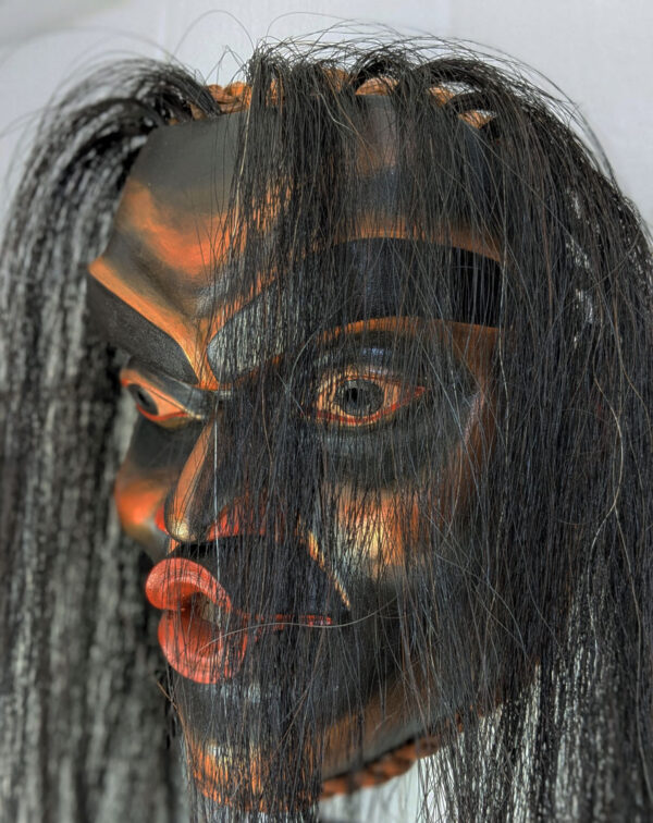 First Nations Dzunuk'wa Wild Woman mask - Image 4
