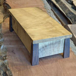 Pagoda Box, 11.5 x 5.5 x 4, Myrtlewood and Walnut