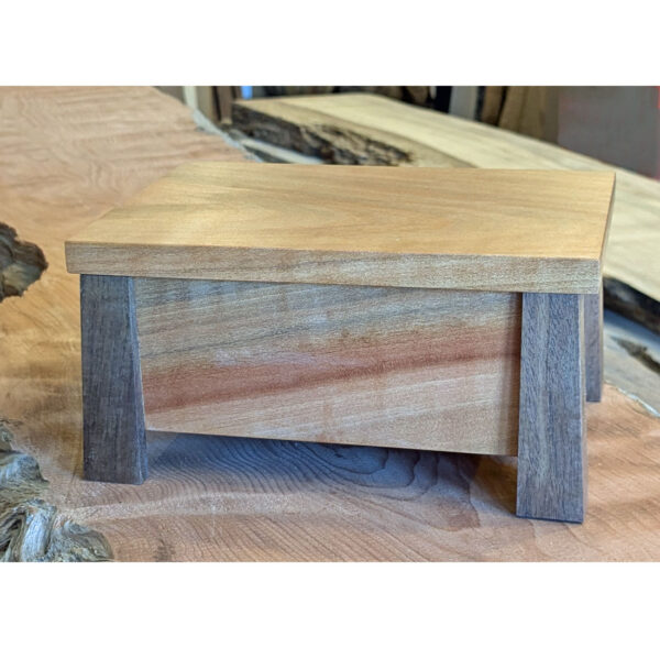 Pagoda Box, 7.75 x 6 x 3.75, Madrona and Walnut