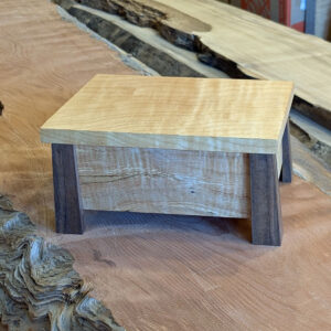 Pagoda Box, 7.75 x 6 x 3.75, Maple and Walnut
