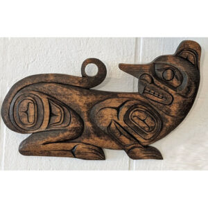 First Nations Mouse Wall Panel, 12 x 7 x .75