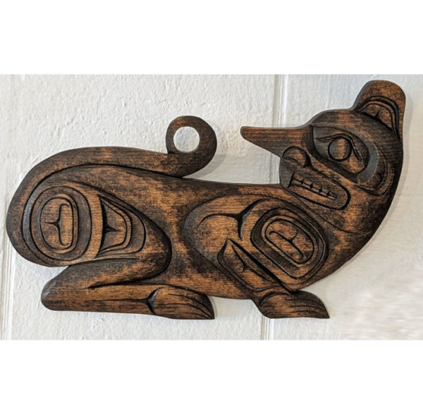 First Nations Mouse Wall Panel, 12 x 7 x .75
