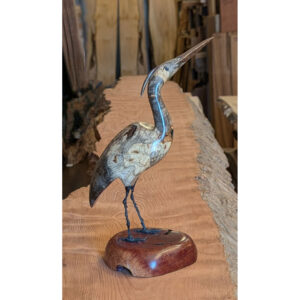 Buckeye Burl Heron #3