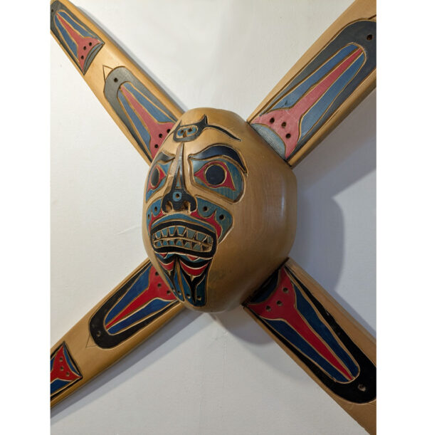 Squamish First Nation Sun Star, 28 x 28 x 4 - Image 2