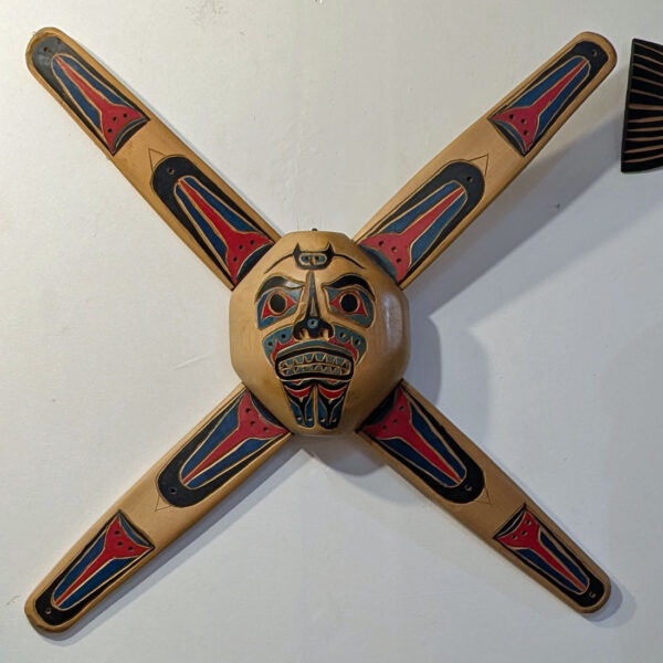 Squamish First Nation Sun Star, 28 x 28 x 4 - Image 3