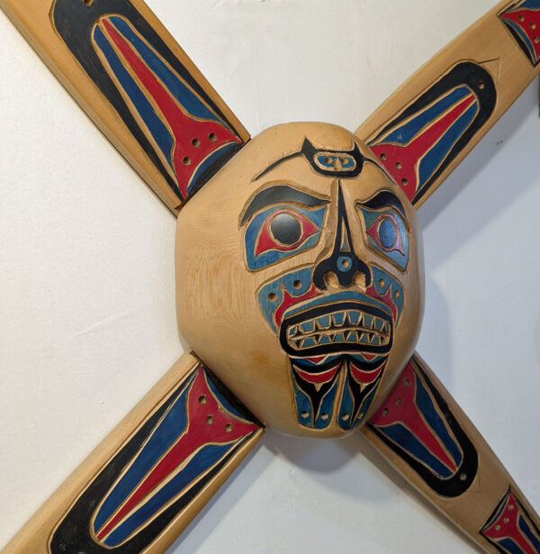 Squamish First Nation Sun Star, 28 x 28 x 4