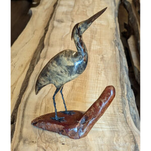 Buckeye Burl Heron #4