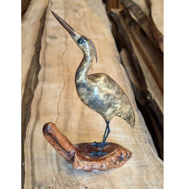 Buckeye Burl Heron #4 - Image 2
