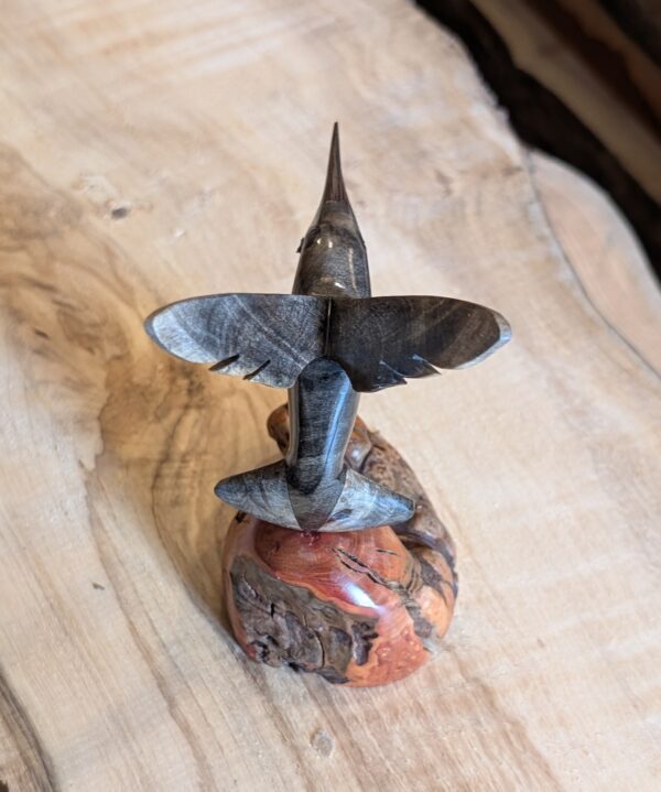 Buckeye Burl Solo Hummingbird - Image 2