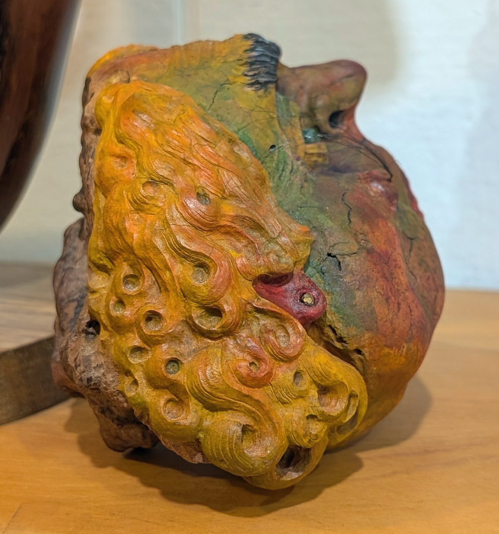 Hand-carved Burl Troll - Image 2