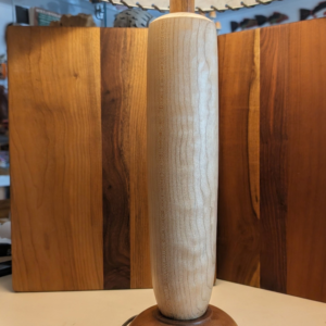 Maple & Walnut Lamp "A", 17 x 6